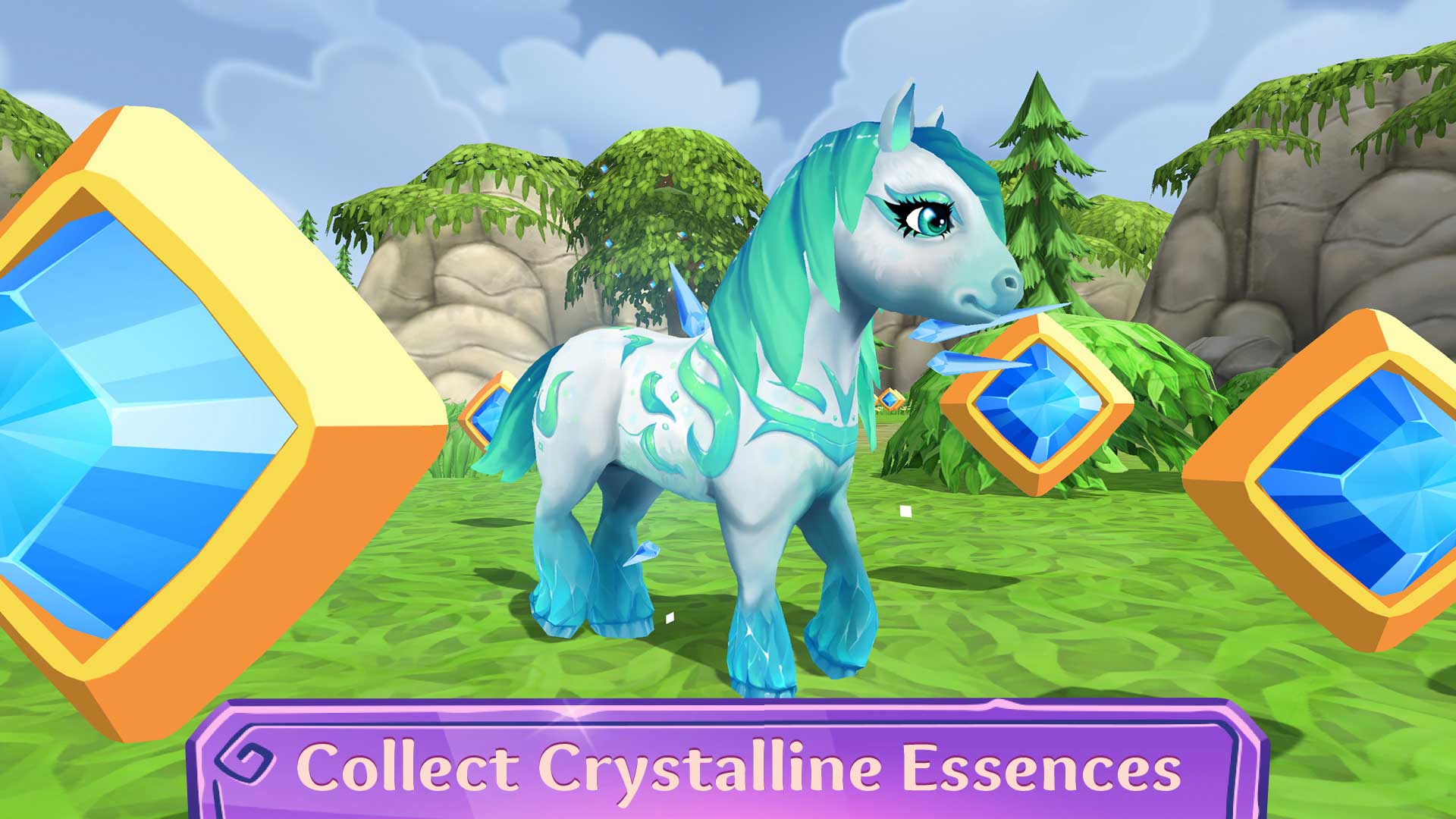 Collect Crystalline Essences to restore life to the forest